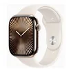 Image de Apple Watch Series 10 (GPS + Cellular) - titane dore - montre intelligente avec bande sport - droit - 64 Go