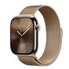 Image de Apple Watch Series 10 (GPS + Cellular) - titane dore - montre intelligente avec boucle milanaise - or - 64 Go