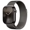 Image de Apple Watch Series 10 Gps + Cellular 42mm Boîtier En Titane Ardoise Avec Bracelet Milanais Ardoise