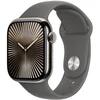 Image de Apple Watch Series 10 Oled 42 Mm Numérique 374 X 446 Pixels Écran Tactile 4g Titane Wifi Gps (satellite)