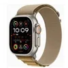Image de Apple Watch Ultra 2 - titanium naturel - montre intelligente avec Boucle Alpine - ocre - 64 Go