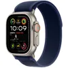 Image de Apple Watch Ultra 2 GPS + Cellular 49 mm - Titane Naturel - Bracelet Trail Bleu S/M