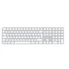 Image de Apple Magic Keyboard with Touch ID and Numeric Keypad - clavier - USB-C - QWERTY - Anglais international - cles blanches Peripherique d'entree