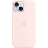 Image de Apple Coque En Silicone Avec Magsafe Pour Iphone 15 - Rose Pâle