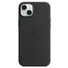Image de Apple coque en silicone avec magsafe pour iphone 15 plus noir