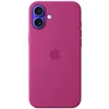 Image de Apple Coque en silicone avec MagSafe Fuchsia - iPhone 16