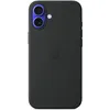 Image de Apple Coque en silicone avec MagSafe Noir - iPhone 16 Plus