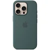 Image de Apple Coque En Silicone Avec Magsafe Pour Iphone 16 Pro - Vert Lacustre