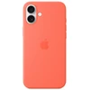 Image de Coque En Silicone Compatible Magsafe Tangerine Pour Iphone 16 Plus
