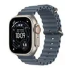 Image de Apple Watch Ultra 3 - titanium naturel - Oui montre intelligente avec Bracelet Ocean - bleu ancre - 64 Go
