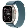 Image de Apple Watch Ultra 3 Gps + Cellular 49mm Boitier En Titane Naturel Avec Boucle Alpine Bleu Clair Small