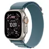 Image de Apple watch ultra 3 gps + cellular 49mm boitier en titane naturel avec boucle alpine bleu clair small