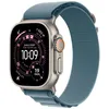 Image de Apple Watch Ultra 3 GPS + Cellular 49 mm Titane Naturel Boucle Alpine Bleu Clair M