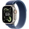 Image de Apple Watch Ultra 3 GPS + Cellular - 49mm - Boîtier Natural Titanium - Bracelet Blue/Bright Blue Trail Loop - S/M