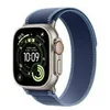Image de Apple Watch Ultra 3 - titanium naturel - Oui montre intelligente avec Boucle Trail - bleu/bleu vif - 64 Go
