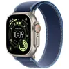 Image de Apple Watch Ultra 3 GPS + Cellular 49 mm Titane Naturel Boucle Trail Bleu/Bleu Vif M/L