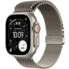 Image de Apple Watch Ultra 3 GPS + Cellular - 49mm - Boîtier Natural Titanium - Bracelet Natural Titanium Milanese Loop - Large