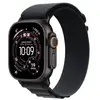 Image de Apple watch ultra 3 gps + cellular 49mm boitier en titane noir avec boucle alpine noir large