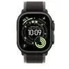 Image de Apple watch apple watch ultra 3 gps + cellular 49mm boitier en titane noir avec boucle trail noir charbon s m