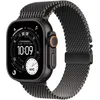 Image de Apple Watch Ultra 3 GPS + Cellular 49 mm Titane Noir Bracelet Milanais en Titane Noir S