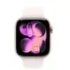 Image de Apple watch apple watch series 11 gps 42mm boitier en aluminium or rose avec bracelet sport rose tendre s m