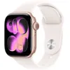 Image de Apple Watch Series 11 GPS + Cellular - 42mm - Boîtier Rose Gold Aluminium - Bracelet Light Blush Sport Band - S/M