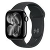 Image de Apple Watch Series 11 (GPS + Cellular) - aluminium noir jais - montre intelligente avec bande sport - noir - 64 Go