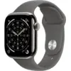 Image de Apple Watch Series 11 Gps + Cellular 42 Mm, Bracelet Sport En Titane Naturel Et Gris