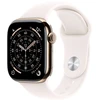 Image de Apple Watch Series 11 Gps + Cellular 42mm Boitier En Titane Or Avec Bracelet Sport Rose Tendre M L