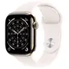 Image de Apple watch series 11 gps + cellular 42mm boitier en titane or avec bracelet sport rose tendre m l