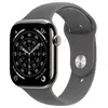 Image de Apple watch series 11 titane 46 mm oled 64 go 5g gps + cellular bracelet sport gris sm