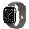 Image de Apple Watch Series 11 (GPS + Cellular) - titanium naturel - montre intelligente avec bande sport - gris acier - 64 Go