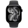 Image de Apple Watch Apple Watch Series 11 Gps + Cellular 46mm Boitier En Aluminium Noir De Jais Avec Bracelet Sport Noir S M