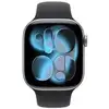 Image de Apple Watch Apple Watch Series 11 Gps + Cellular 46mm Boitier En Aluminium Gris Sidéral Avec Bracelet Sport Noir M L