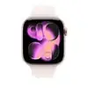 Image de Apple watch apple series 11 46 mm aluminium or-rose bracelet sport rose tendre s m