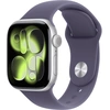 Image de Apple Watch Series 11 GPS + Cellular - Aluminium Argent - Bracelet Sport Violet - 46 mm - Taille M/L