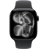 Image de Apple Watch Series 11 GPS 42 mm boîtier noir / bracelet sport noir S/M (MEQT4ZR/A) APPLE
