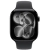 Image de Apple Watch Series 11 GPS 46 mm - Boîtier alu noir / Bracelet Sport noir S/M (MEUW4ZR/A) APPLE