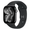Image de Apple Watch Series 11 (GPS) - aluminium noir jais - montre intelligente avec bande sport - noir - 64 Go