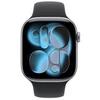 Image de Apple Watch Apple Watch Series 11 Gps 46mm Boitier En Aluminium Gris Sidéral Avec Bracelet Sport Noir S M