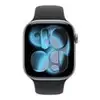 Image de Apple watch apple watch series 11 gps 46mm boitier en aluminium gris sidéral avec bracelet sport noir s m
