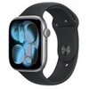 Image de Apple Watch Series 11 (GPS) - espace gris en aluminium - montre intelligente avec bande sport - noir - 64 Go