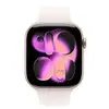 Image de Apple Watch Apple Watch Series 11 Gps 46mm Boitier En Aluminium Or Rose Avec Bracelet Sport Rose Tendre M L