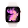 Image de Apple watch apple watch series 11 gps 46mm boitier en aluminium or rose avec bracelet sport rose tendre m l