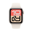 Image de Apple watch apple watch se 3 gps 40mm boitier en aluminium lumiere stellaire avec bracelet sport lumiere stellaire s m