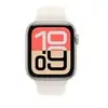 Image de Apple watch apple watch se 3 gps 44mm boitier en aluminium lumiere stellaire avec bracelet sport lumiere stellaire m l