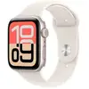 Image de Apple watch se 3 gps + cellular 44mm boitier en aluminium lumiere stellaire avec bracelet sport lumiere stellaire m l