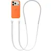 Image de Bandoulière Téléphone Apple Gris Clair Réglable 2,08 M Avec Aimants Flexibles