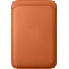 Image de Iphone - Portefeuille A Tissage Fin Avec Magsafe - Fox Orange