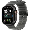 Image de APPLE Watch Ultra 4 GPS + Cellular - 49mm - Boîtier Black Titanium - Bracelet Translucent Black Ocean Band